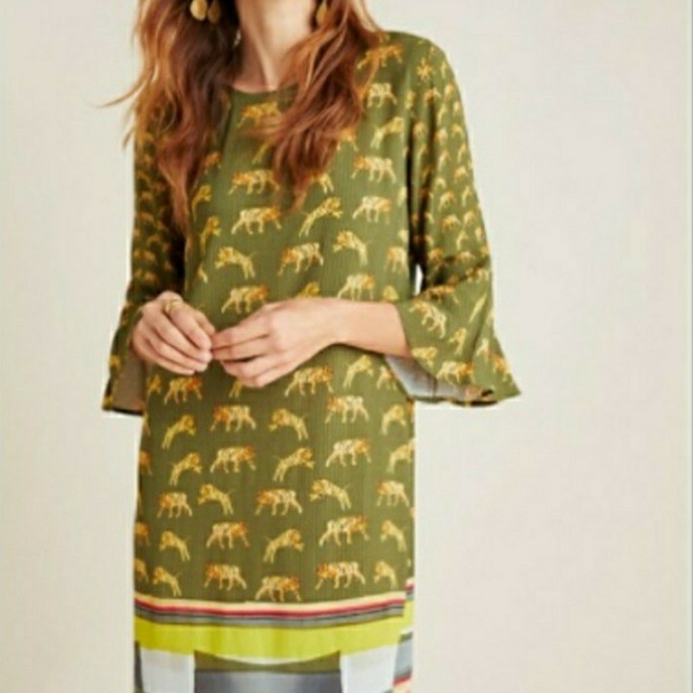 Anthropologie midi dress